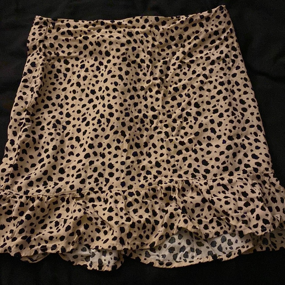 Cheetah print skirt